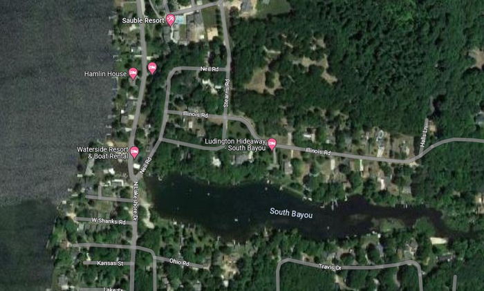 Neils Modern Cottages (Neils Resort) - Current Aerial Map Photo (newer photo)